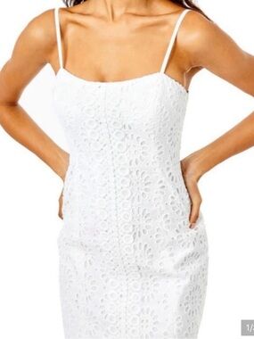 LILLY PULITZER Shelli Eyelet Mini Dress - 2